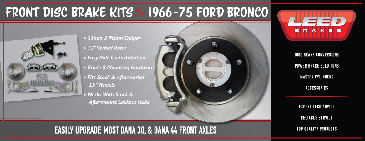 Early Ford Bronco Disc Brake Conversion Kits And Upgrades